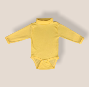 Body Beatle Amarillo de Algodón para Bebé