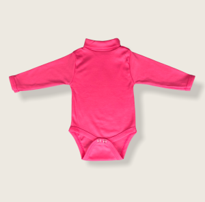 Body Beatle Fucsia de Algodón para Bebé