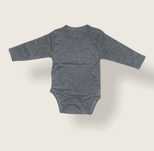 Body Gris de Algodón para Bebé