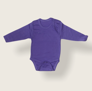 Body Lila de Algodón para Bebé