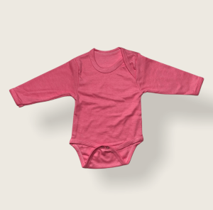 Body Rosado de Algodón para Bebé