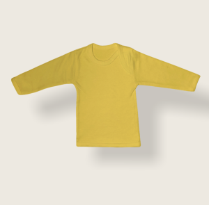 Camiseta Amarillo de Algodón para Bebé