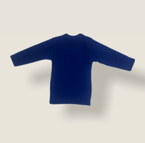 Camiseta Azul de Algodón para Bebé
