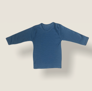Camiseta Celeste de Algodón para Bebé