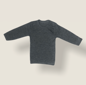 Camiseta Gris de Algodón para Bebé
