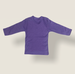 Camiseta Lila de Algodón para Bebé