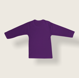 Camiseta Morada de Algodón para Bebé