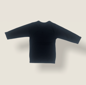 Camiseta Negra de Algodón para Bebé