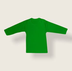 Camiseta Verde de Algodón para Bebé