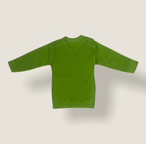 Camiseta Verde Pistacho de Algodón para Bebé