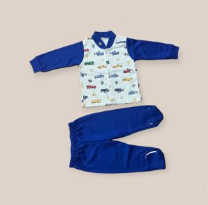 Pijama Bebé Azul de Algodón